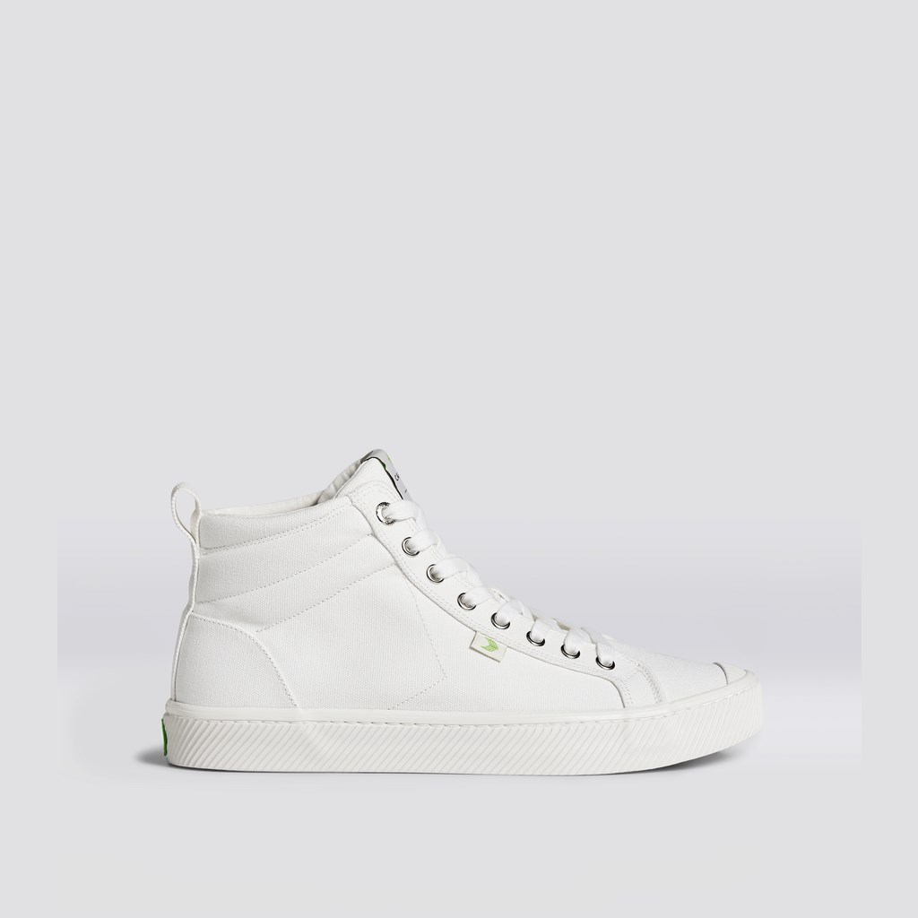 OCA HIGH Cariuma High Top Tela Vegan Off-White Homme | RST-3984202